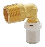 SOMATHERM FOR YOU 3540730015099 MC RAC MAL HOEK CRIMP 20-1/2 Elbow buis Ø20 meerlaagse krul- mannelijke elleboog 15/21 (1/2 \")