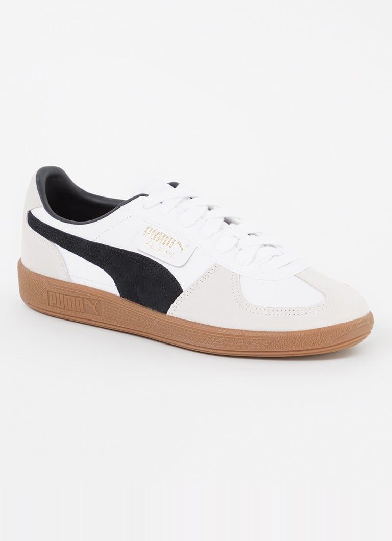 Puma Palermo sneaker van leer met suède details