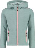 CMP Fleece met capuchon voor meisjes - Blauw - Maat 6 jaar