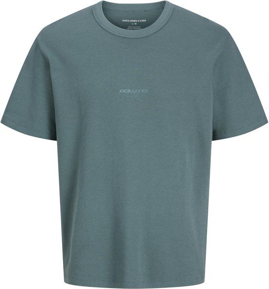 Jack & Jones T-shirt Jcoclub Structure Tee Ss Crew Neck 12289941 North Atlantic Mannen Maat - M