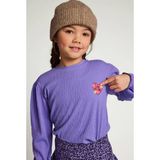 LOOXS little rechtvallende longsleeve met print - paars