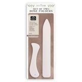 Stamperia - Bone Folders voor scrapbooks, albums, kaarten maken en bullet journals, geweldig voor creasen, scoren, boekenbinding en meer, perfect voor hobby's en ambachten (set van 2)