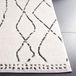 Safavieh Bohemian Indoor Hand Tufted Abstract Collection, ABT340, in Ivory / Charcoal, 60 X 91 cm