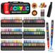 Solidchoice - 366 Couleurs Marqueurs Acryliques avec Pointe Pinceau