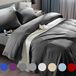 SONORO KATE Beddengoedset superzachte microvezel, draaddichtheid van 1800, luxe Egyptische lakens geschikt voor 45-61 cm diepe zak matras kreuk- en hypoallergeen - 6-delig (donkergrijs, king))