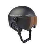 Black Crevice Gstaad Skihelm met Vizier
