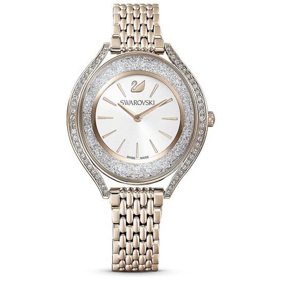 Swarovski Crystalline Aura 5519456 - Dameshorloge - Wit - Goudkleurig