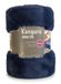 KANGURU Fluffi Midnight fleece deken van microvezel voor tweepersoonsbed pluizig flannel fluweel pluche deken, vachtlook, blauw, 230 x 230 cm