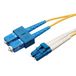 Tripp Lite N366-02M InfiniBand en Glasvezelkabel 2 m 2x LC 2x SC OFNR Blauw, Geel