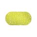 MSV Oval PVC Bath Mat - Green - 99 x 39 cm