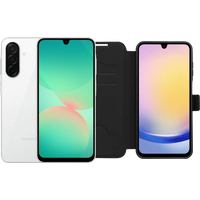 Samsung Galaxy A26 128GB White 5G + Black Book Case