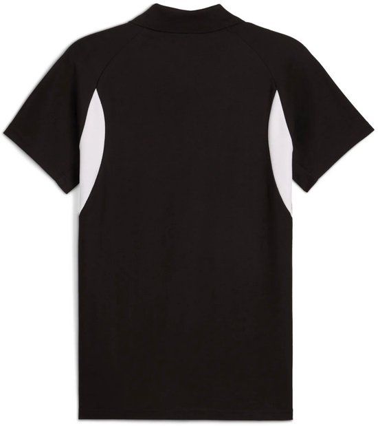 Puma teamEVOSTRIPE Poloshirt Heren Maat L Zwart