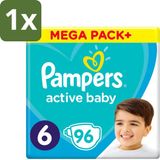 Pampers Active Baby Luiers Maat 6 (13-18 kg) - 96 Stuks
