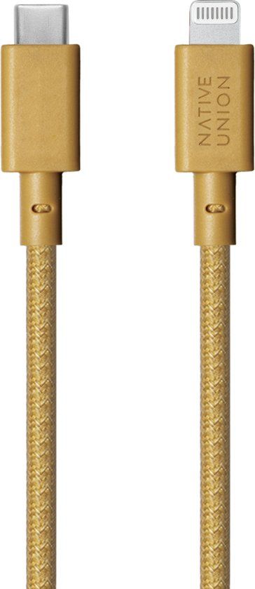 Native Union Beltkabel (USB-C - Lightning) 3M, Transparant