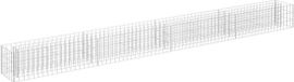 vidaXL Gabion plantenbak verhoogd 360x30x30 cm gegalvaniseerd staal