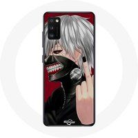 Maniacase Case voor Samsung Galaxy A41 Tokyo Ghoul Kaneki Ken Finger Anime Mask