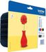 BROTHER LC-121 inktpatroon, zwart, magenta, cyaan, geel, inkjet, 1-pack