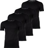 BOSS T-shirt RN 2P Modern Noir Homme XL Coton/Élasthanne (4 pièces)