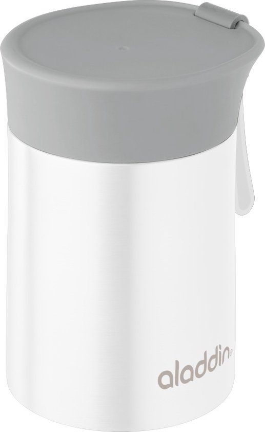 Aladdin Enjoy Voedselcontainer - 400 ml - RVS - Wit