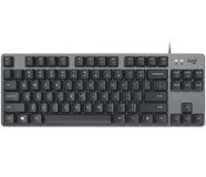 Logitech K835 TKL Mechanical Keyboard, Tenkeyless, Filaire, USB, Scandinave, Graphite, Gris