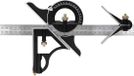 Merkloos Vierkante Liniaal 0-12 Inch Multifunctionele Combinatie Set - Houtbewerking Meten Hoek Lengte Tool