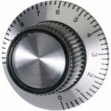 TRU COMPONENTS Apparaatknop met precisie-schaalverdeling Aluminium (geanodiseerd) (Ø x h) 24 mm x 14 mm 1 stuk(s)