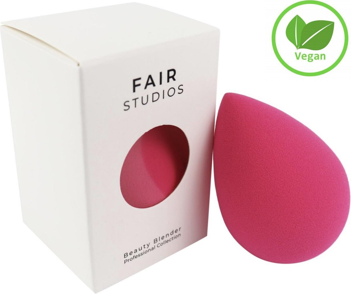 FAIR Studios Premium Beauty Blender - Make Up Spons - Latexvrij - Voor Foundation, Blush & Primer - Speciaal Aero-Memory Foam - - Make Up Sponge - Beautyblender