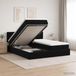 Maison Exclusive Lit Ottoman exclusif, avec matelas et éclairage LED noir, dimensions 200 x 200 cm, revêtement en velours