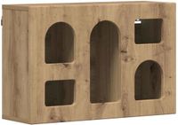 vidaXL - Hangkast - ELST - Artisanaal - eiken - 60 x 20 x 40 cm - Bewerkt hout