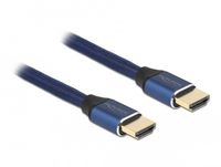 Delock Ultra High Speed HDMI kabel 1 m Blauw