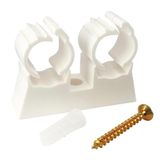 SOMATHERM FOR YOU Set van 10 dubbele bevestigingsclips voor buizen met een diameter van 16 mm