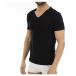 Lacotex Maillot de corps à manches courtes et col en V