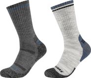 Skechers 2PPK Men Trail Wool Socks, Mannen, Grijs, Sokken, maat: 43-46