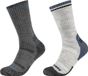 Skechers 2PPK Men Trail Wool Socks, Mannen, Grijs, Sokken, maat: 43-46