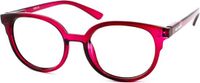 Vista Bonita Leesbril NOVA – Sterkte +4.00 – Kleur Very Berry – Met blauwlichtfilter – Trendy unisex montuur – Flexveren – Inclusief etui en doekje