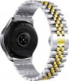 By Qubix - Stalen band - Zilver / goud - Geschikt voor Xiaomi Mi Watch / Xiaomi Watch 2 / Xiaomi Watch S1 / S2 / S3 / S4 (47mm)