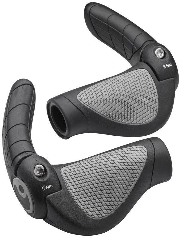 Ergon GP3-S Gripshift Handvatten - Zwart - Composiet - Stadsfiets
