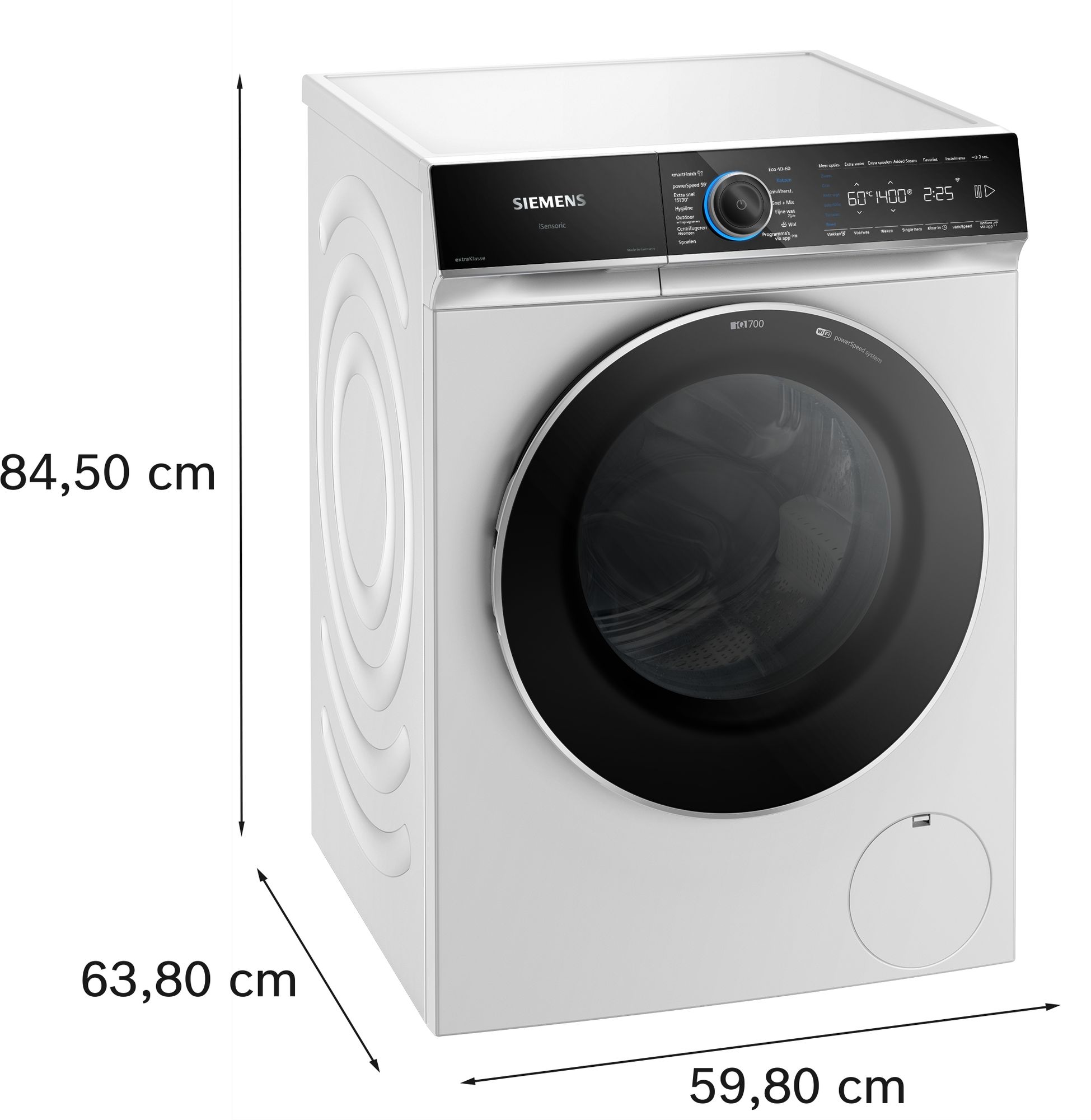 Siemens WG44G20MNL iQ700 Wasmachine