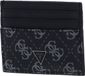 GUESS Mito Card Case Dark Grey Leather Card Holder