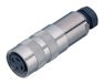BINDER 99-5106-15-03 M16 Female Connector, Brass/Nickel, Silver Contacts, Solder, IP67, 250V, 7A
