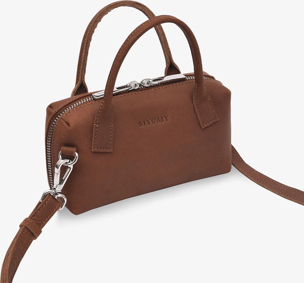 MYOMY MY BOXY BAG Dames Crossbodytas - Hunter Terra