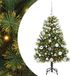 vidaXL - Kunstmatige - Scharnierende - Kerstboom - met - Kegels - Groen - 120 - cm