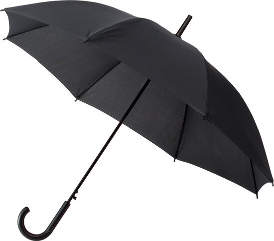 Impliva Falconetti Paraplu - Lang - Zwart