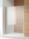 Quadra Porte de douche Quadra avec porte battante 140x200 cm
