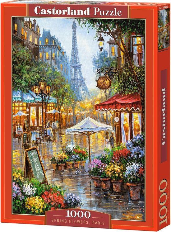 Castorland Legpuzzel Spring Flowers Paris 1000 Stukjes | 10+ jaar