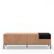 Marckeric meuble TV Cailin Noir 180x42x55cm