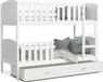 Viking Choice Stapelbed - 200x90cm - Wit - Inclusief Matrassen