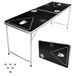 GoPong Draagbare opvouwbare bierpong/flipbekertafel (6 ballen inbegrepen), 1,8 m