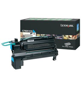 Lexmark C792X1CG toner cartridge - cyan - 20000 pages