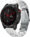 Strap-it Stalen Smartwatch bandje - Geschikt voor Garmin Epix Gen 2 - Zilver